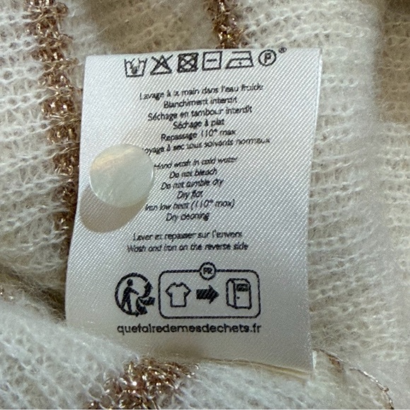 Sézane Gaspard Cardigan Mohair Alpaca Blend - Picture 13 of 14